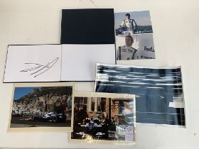 Williams F1 interest: A collection of signed photos, drivers cards, and albums signed by Nico