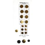 A collection of hunt buttons: Old Berkshire Hunt, made by Pitt & Co, London