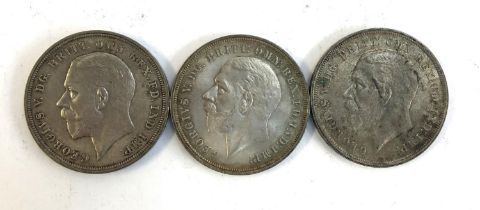 Three George V crowns, 1935