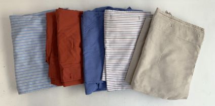 Five pairs of cotton gents pyjamas to include Arthur Garstang