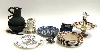 A small mixed lot of ceramics, to include Rosenthal capercaillie; Bisto; Ainsley; blue and white