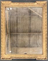 A gilt framed mirror, with guilloche frieze within an egg and dart border, 95x74cm