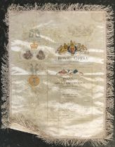 A silk opera programme, for the Royal Opera Covent Garden, 38x29cm