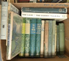 GARDENING/HORTICULTURE etc. A box of vintage volumes to include V. Sackville-West c.20 items.