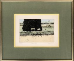 David Suff (b.1955), Jardin de Plantes, colour engraving, signed, titled and dated 1980, numbered