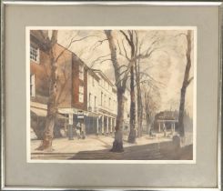 Robert Bunkin, 'The Pantile, Tunbridge Wells', watercolour on paper, 34x43cm