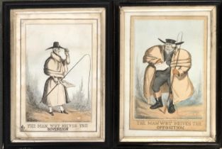 A pair of McLean 19th century prints: The Man Wot Drives the Sovereign and The Man Wot Drives the
