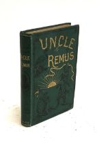 HARRIS, Joel Chandler: 'Uncle Remus', Routledge, 1883. In good condition throughout. Poss. 2nd UK
