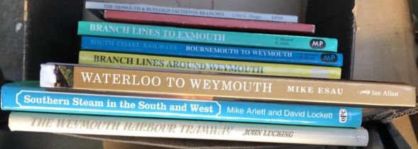 RAILWAY BOOKS SOUTH-WEST ENGLAND: a small group with mainly south-west interest. c. 10 books. All in