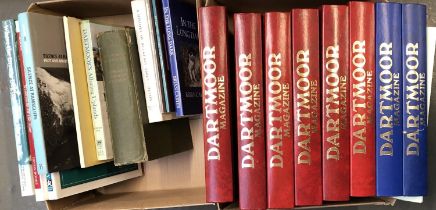 DARTMOOR: a complete run of nos. 1 - 92 of 'Dartmoor' magazine in binders (VG) Also a box of