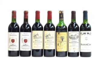 1999 Baron Philippe de Rothschild Mouton Cadet, Bordeaux 75cl; 1996 Chateau Moulin de Bel Air, Medoc