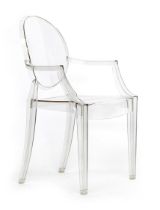 Philippe Starck for Kartell, a lucite Ghost side chair