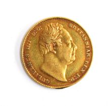 A William IV full sovereign, 1837