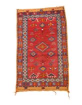 A Moroccan rug, approximately 205x106cm