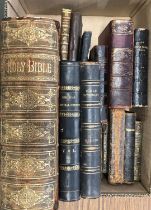 BINDINGS, RELIGIOUS BOOKS: 'Brown's Family Bible, Edmonton, Skipton, mid-19th C. a 'typically'