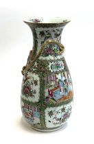 A large Chinese famille rose vase (AF), 46cmH