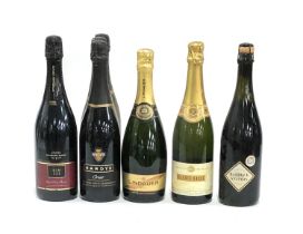 Collection of sparkling wines - Lindauer Brut (75cl/12%), Bluff Hill Brut (75cl/12%), Banrock