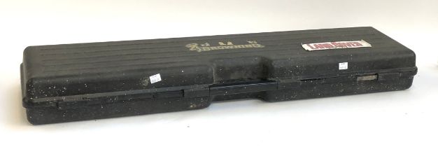 A plastic gun case, 96cmL
