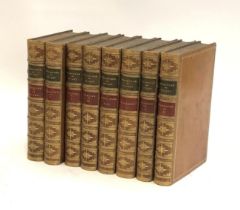 BINDINGS, SHAKESPEARE: KNIGHT, Charles (ed.), Shakespeare's works in Eight volumes in uniform full