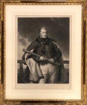 G R Ward after H P Briggs, 'Charles Anderson Pelham, Earl of Yarobrough', 19th century mezzotint,