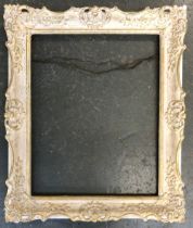 A painted and parcel gilt picture frame, internal dimensions including rebate 51x41cm overall