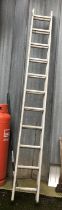 An aluminium ladder, 297cmH