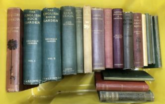 VINTAGE GARDENING/HORTICULTURE: a large box including a good or better copy of MAXWELL, Sir Herbert,