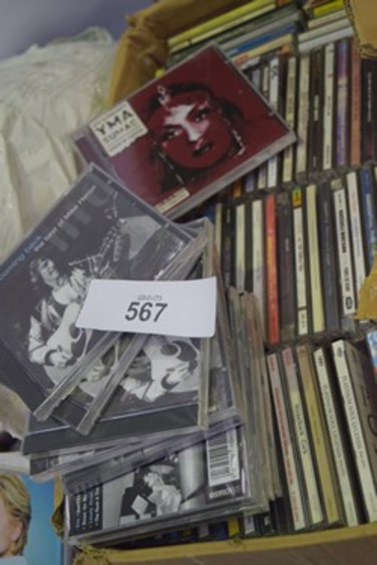 A large selection of CD's and DVD's including Mamma Mia, The Gilmore girls, Star Wars, Bon Jovi, and - Image 2 of 4