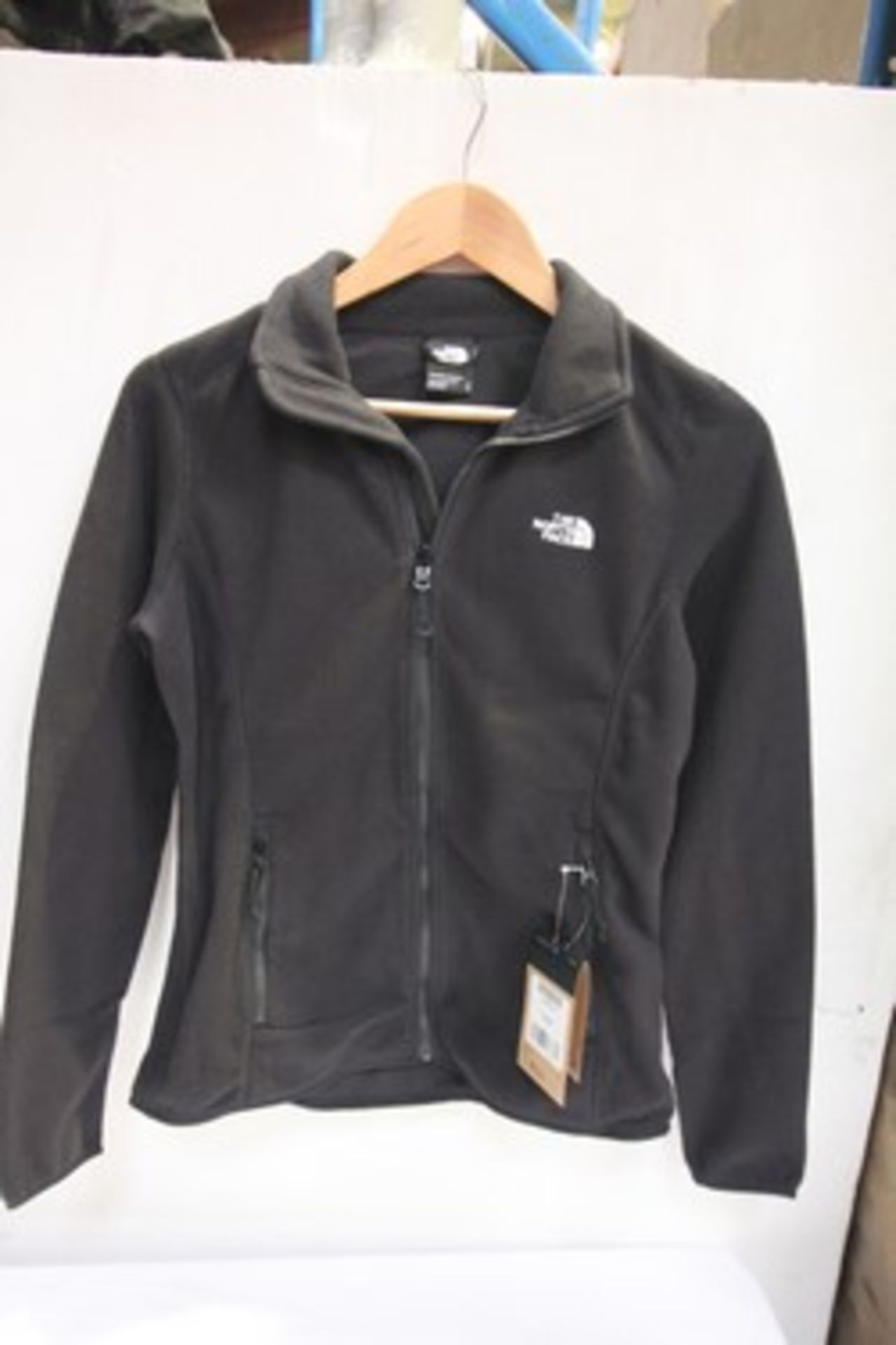 3 x North Face black zip up jackets, style Glazier, 2 x size S and 1 x size XS- New in pack (E1A)