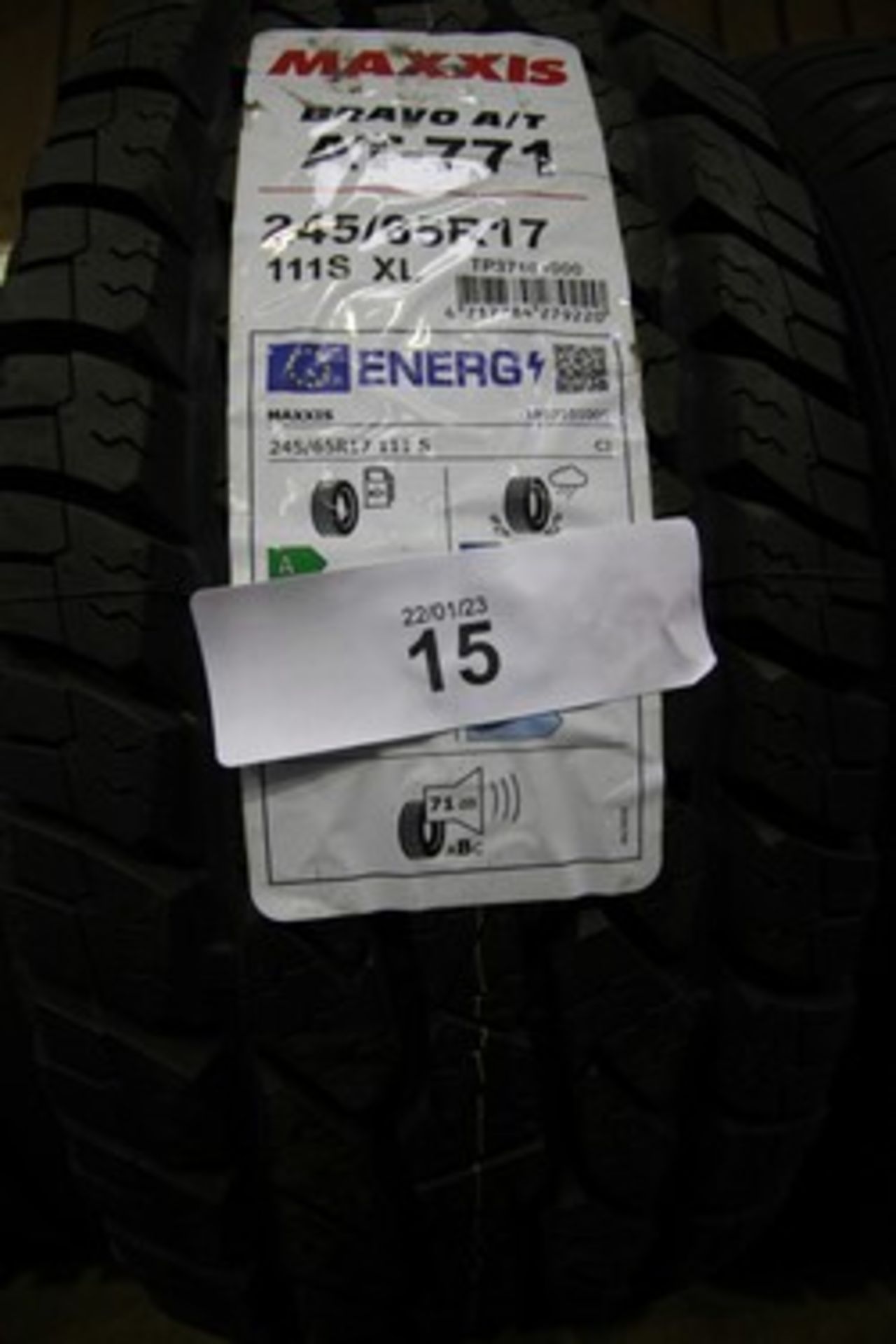 1 x Maxxis Bravo A/T AT-771 tyre, size 245/65 R17 111 SXL - new with label (GS4)