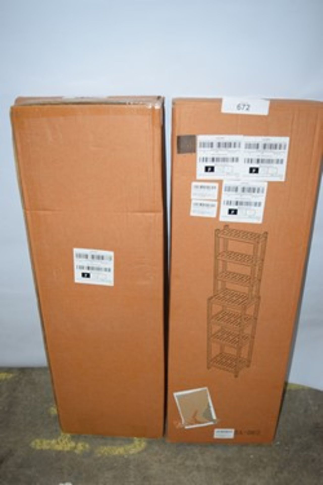 4 x Bamboo Shelf units code: LGO 10V0 -new in box- (black mag middle of isle GSF10)