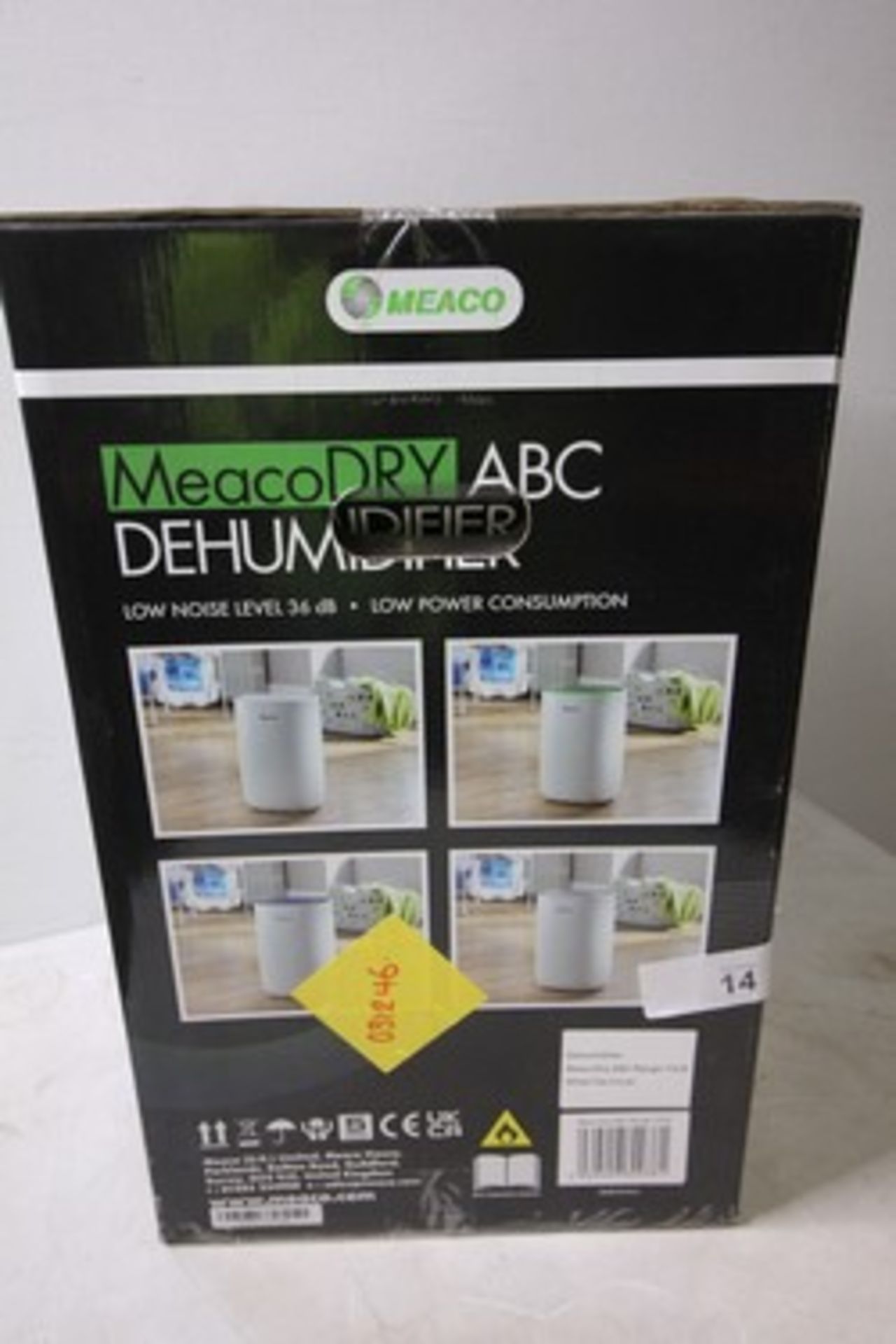 1 x Meaco ABC 10 litre dehumidifier, model MPR221072573225, low noise level 36db - Sealed new in box - Image 2 of 2