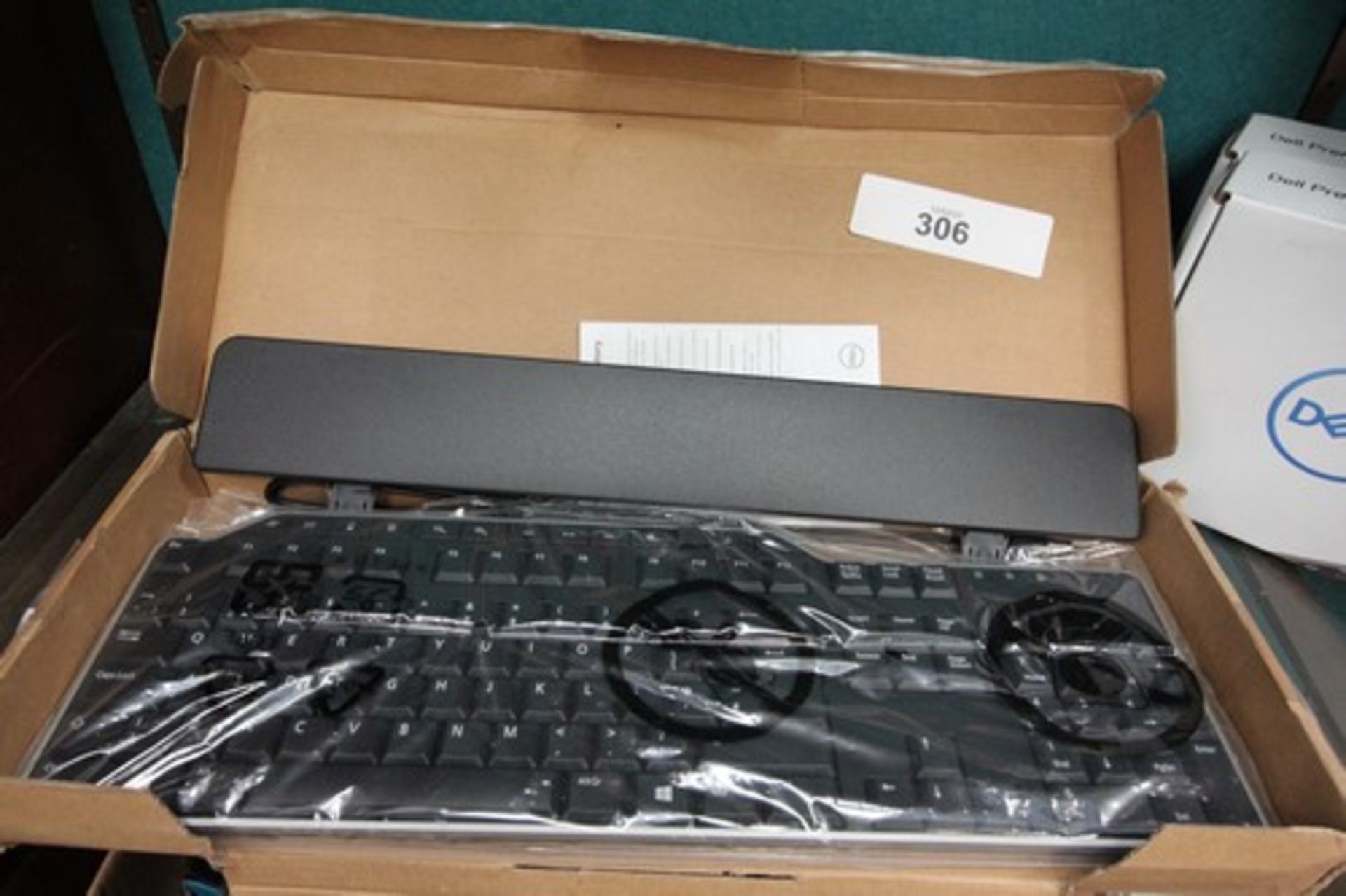 2 x Dell wireless keyboards and 1 x Dell wired keyboard - New in tatty box (C5)