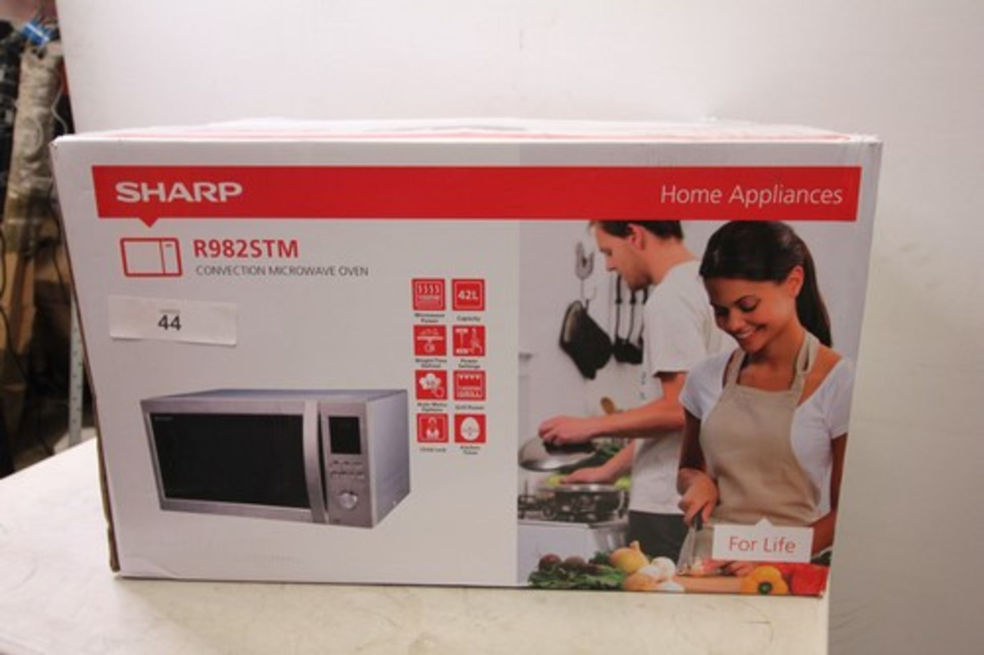 1 x sharp convection microwave oven, model R982STM - Sealed new in box (ES3) - Image 3 of 4