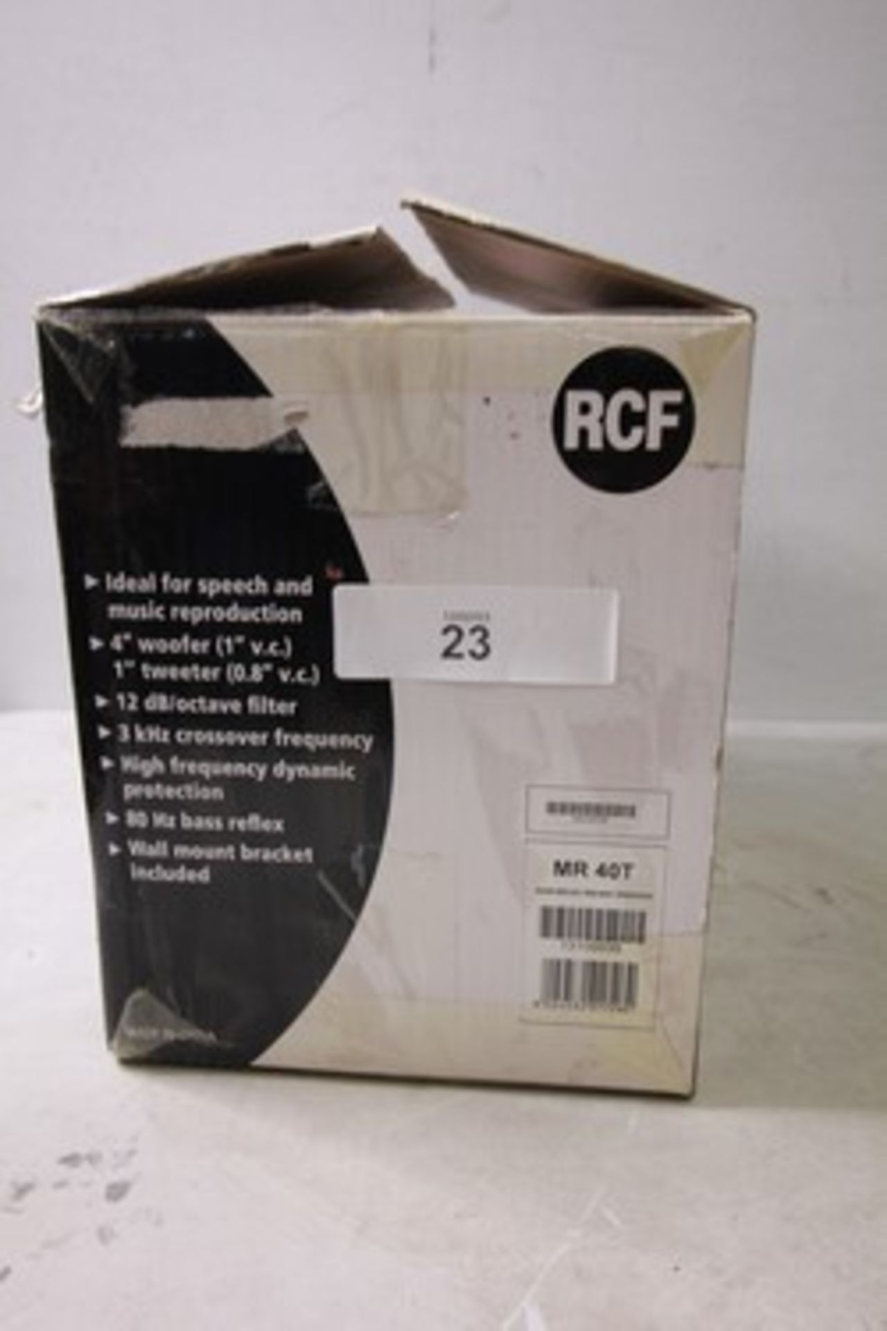 1 x pair of RCF MR 40T 100V Line speakers - New in box (ES1) - Image 3 of 3