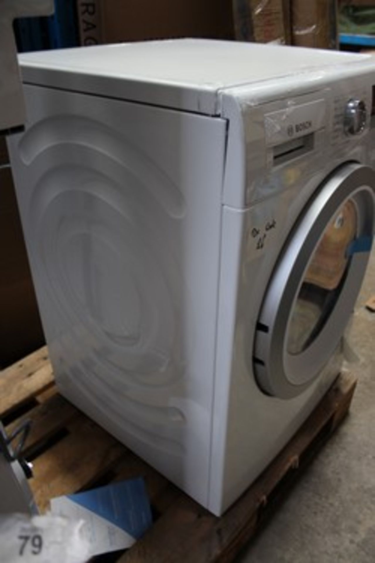 1 x Bosch series 4 9kg washing machine, model: WAN28209GB, white, spares or repair only, see photos, - Image 3 of 3