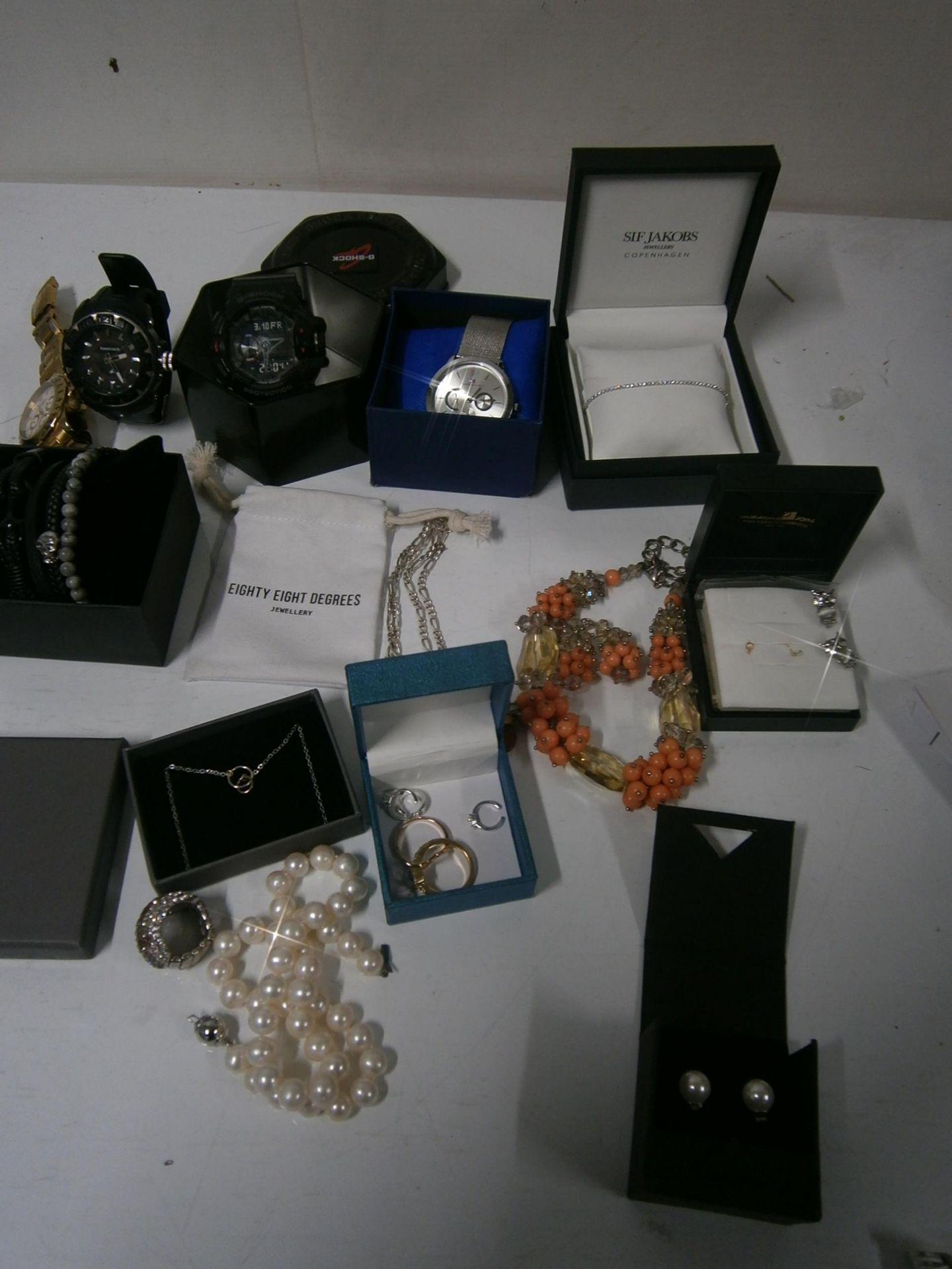 A quantity of Jewellery/watches including 4 x watches all second-hand including Tommy Hilfiger and - Image 6 of 6