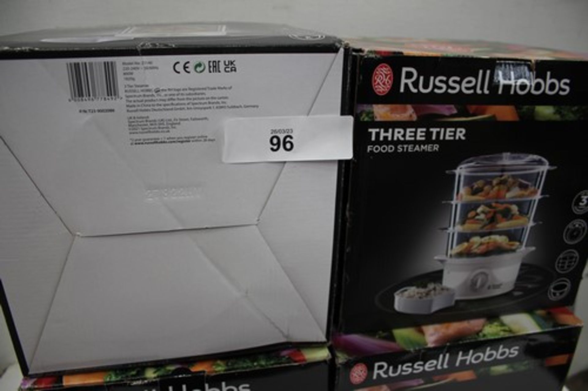 4 x Russell Hobbs 3 Tier food steamer, model no: 21140 - New in box (ES1) - Image 2 of 2