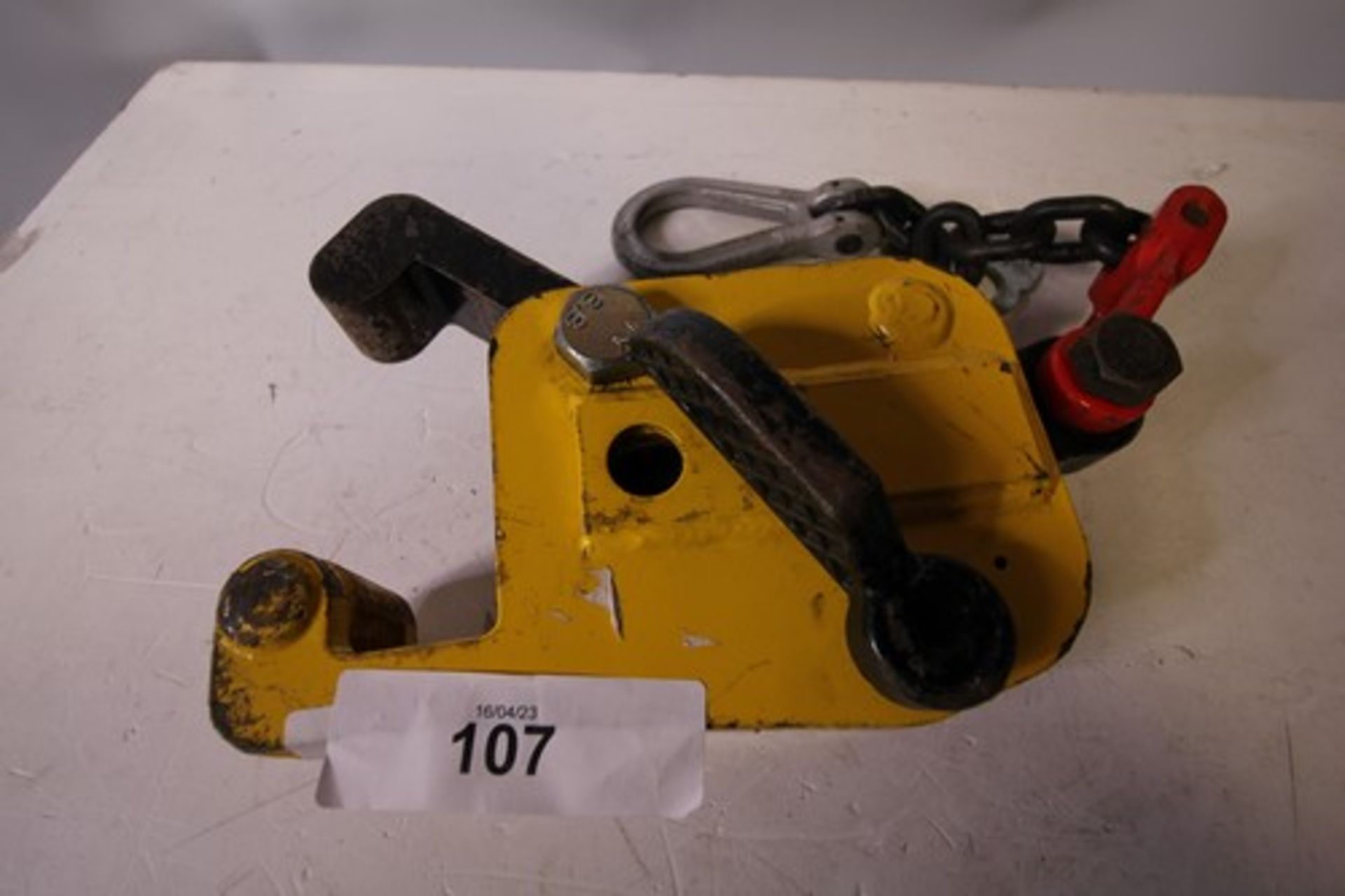 1 x heavy duty 1000kg quick release coupler, ref:- 10728853, block size 25cm x 15cm x 7.5cm, jaw - Image 2 of 3