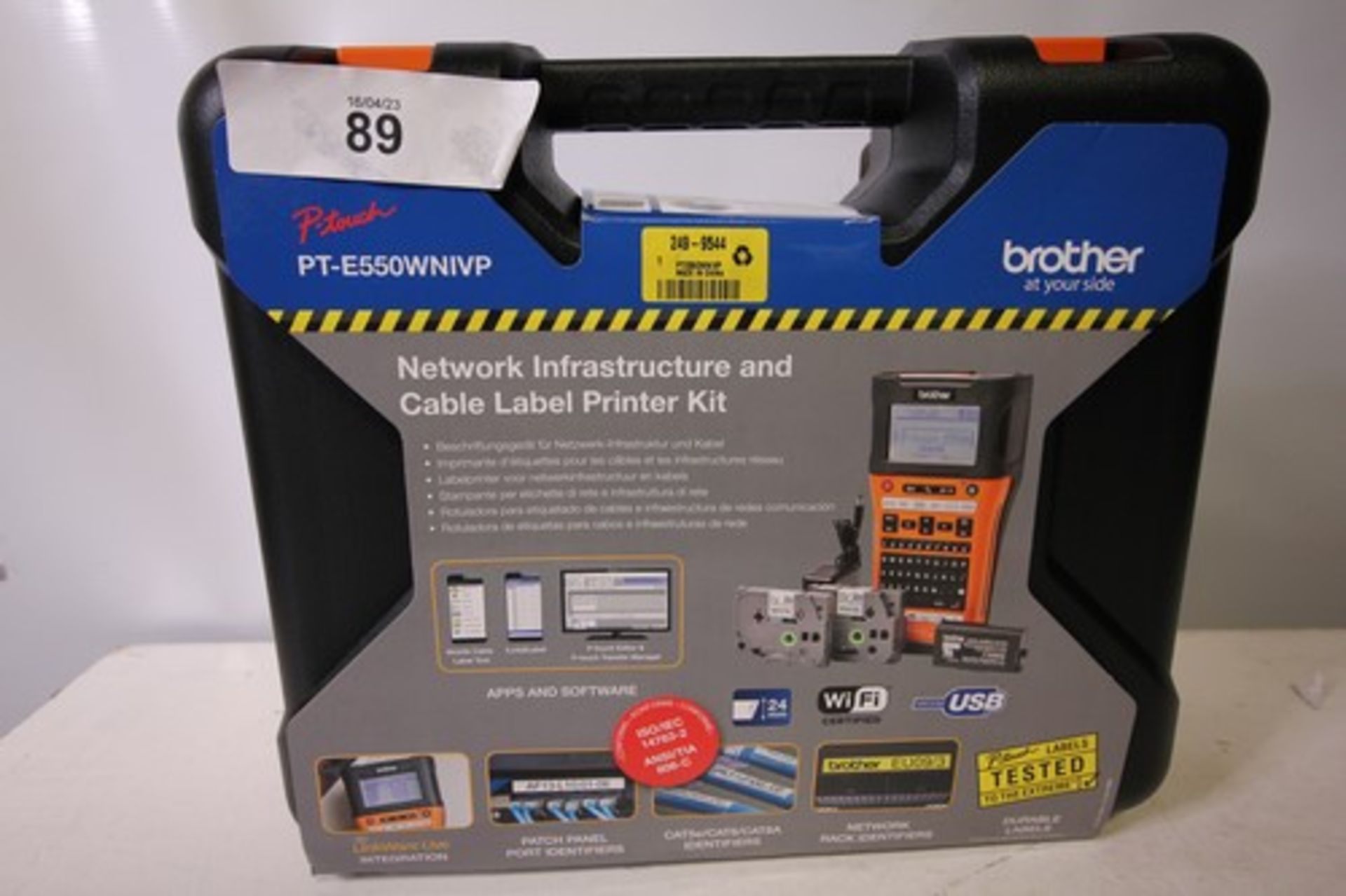 1 x Brother P-Touch E550 WNIVP label printer, code 3134320001 - New in box (SW6) - Image 3 of 3