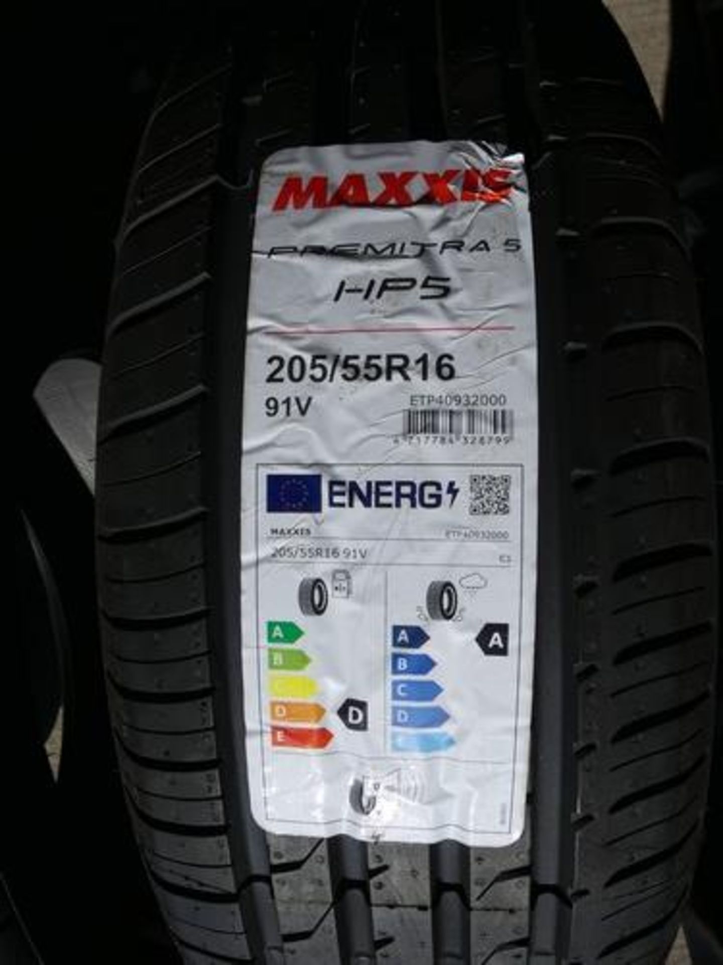 1 x Maxxis Premitra HP5 tyre, size 205/55R16 91V - New with label (pallet 5)