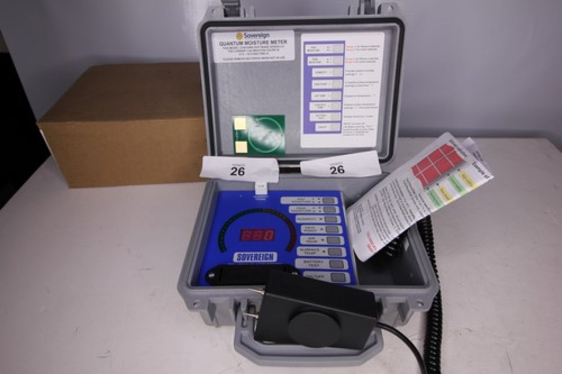 1 x Sovereign moisture meters, powers on but not fully tested for full functionality - New (SWC2)