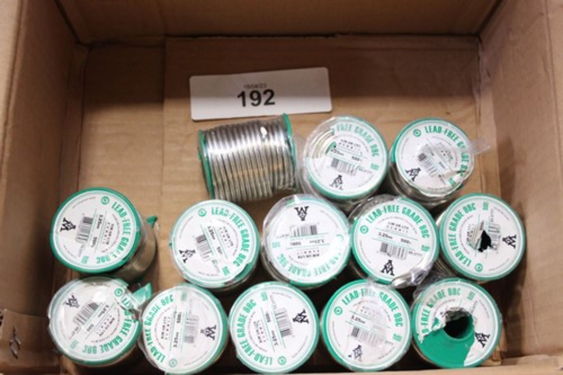 13 x rolls of 3.25mm 500g plumbing soldering wire - New (SW12)