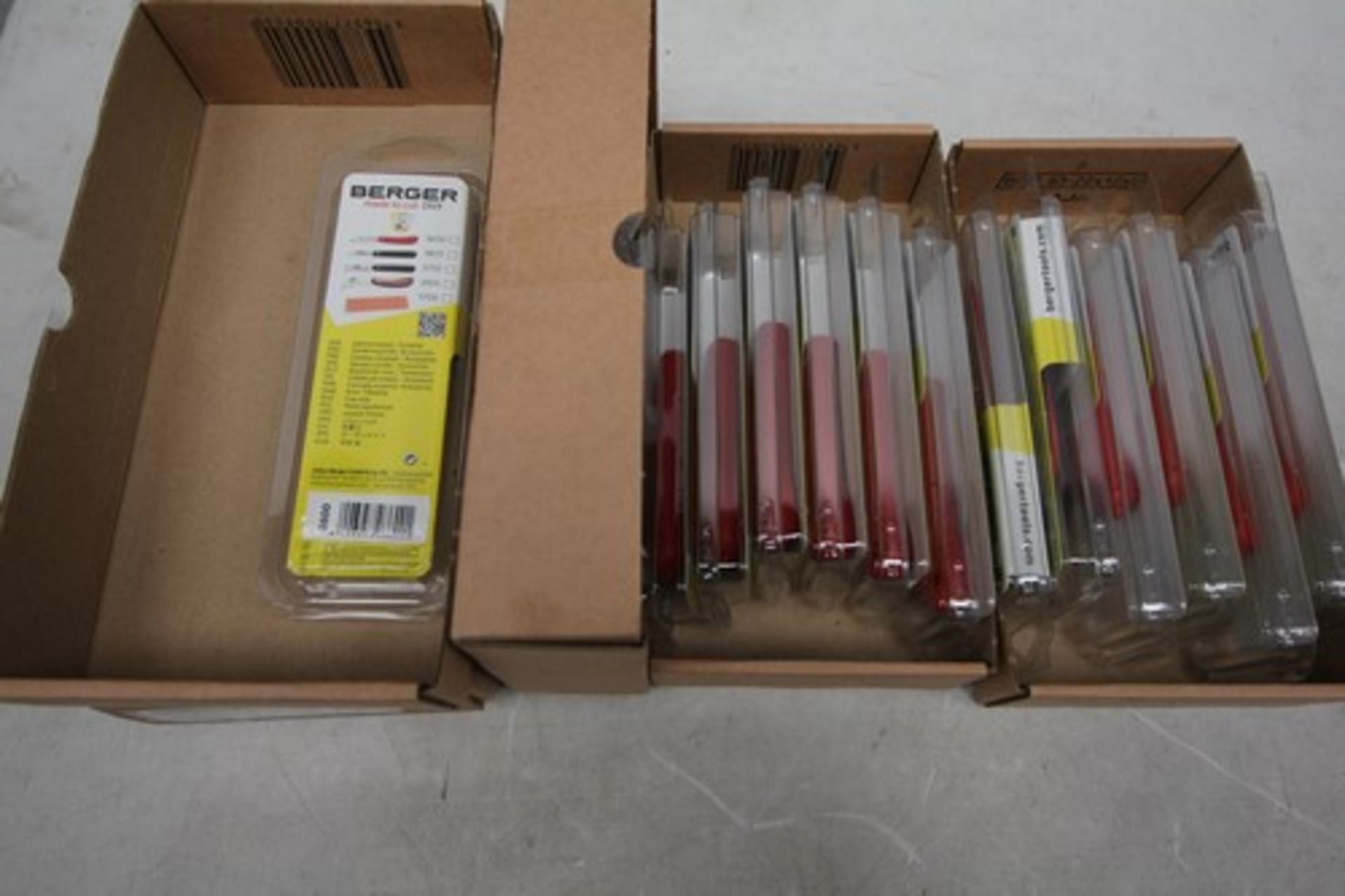 19 x Berger florist knives, code 3600 - Sealed new in pack (GS18)