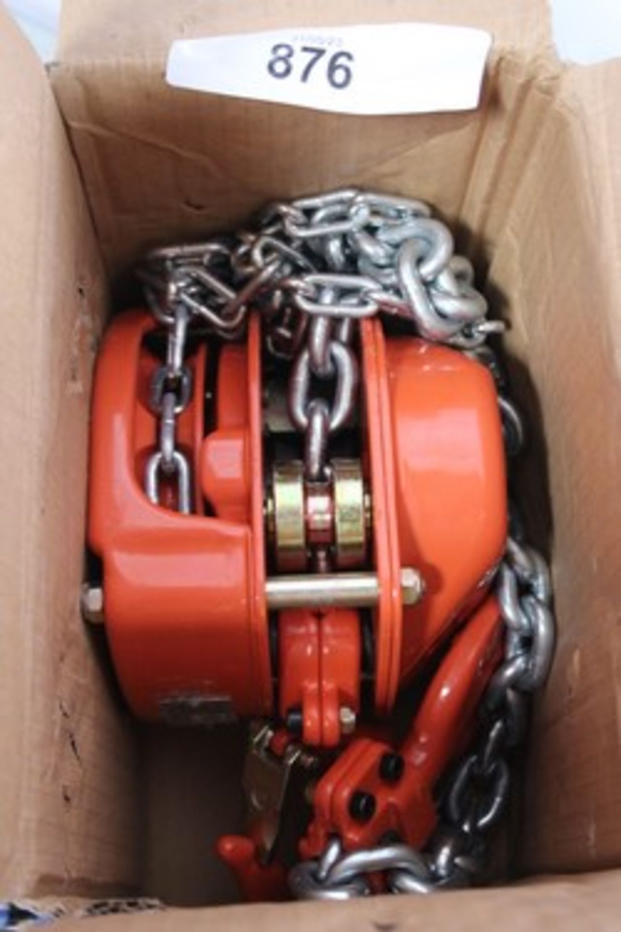 2 x William Hackett chain block hoists, model - WH-C4 work capacity 1.6 tonnes. -New in tatty - Image 3 of 3