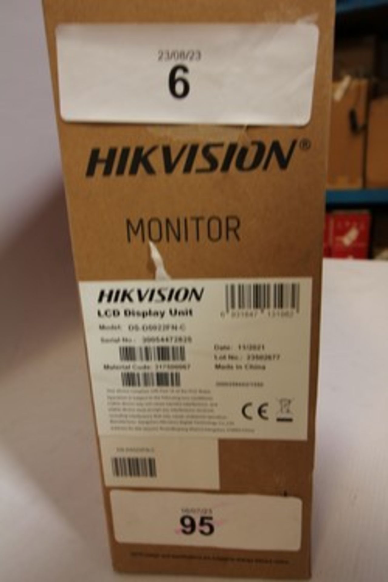1 x Hikvision CCTC monitor, Model DS-D5022FN-C - Sealed new in box (GS1) - Image 2 of 5