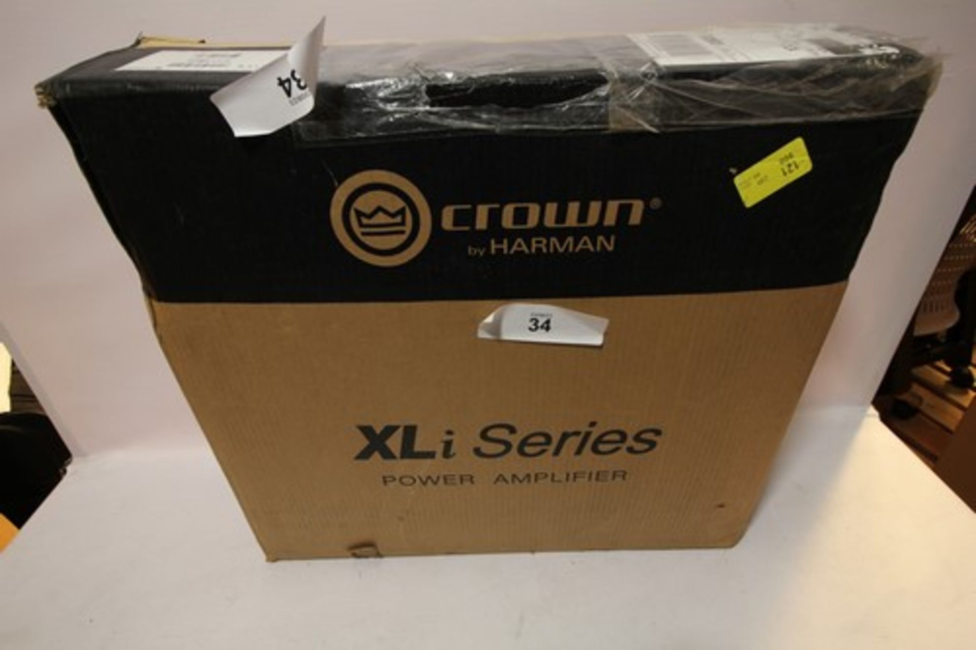 1 x Crown XLI3500 power amplifier, Model NXLi3500-34-EU - Sealed new in box (GS3)