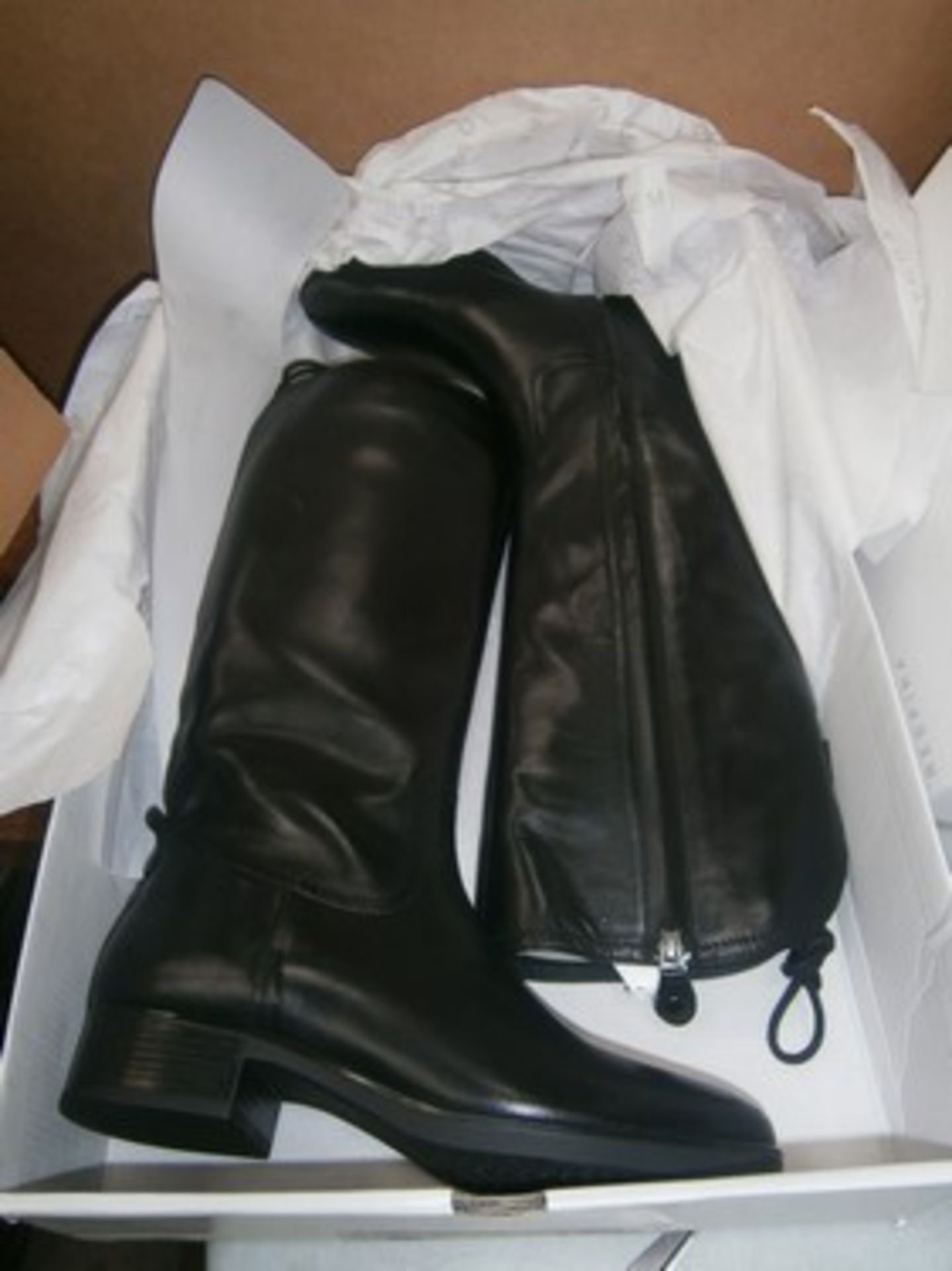 1 x Geox Felicity A leather boots, size UK 7 - new in box (E1B)