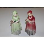 A pair of figurines