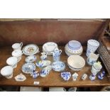 A quantity of various china to include Duchesse, R